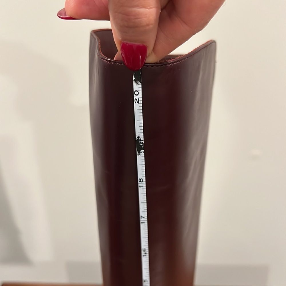 Jimmy Choo Boots Karter 85 Burgundy - Picture 7 of 7